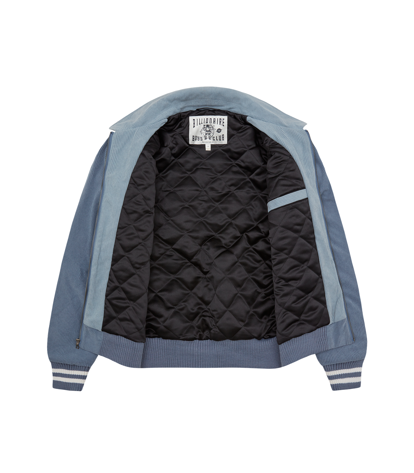 CORDUROY COLLARED VARSITY JACKET BLUE Billionaire Boys Club
