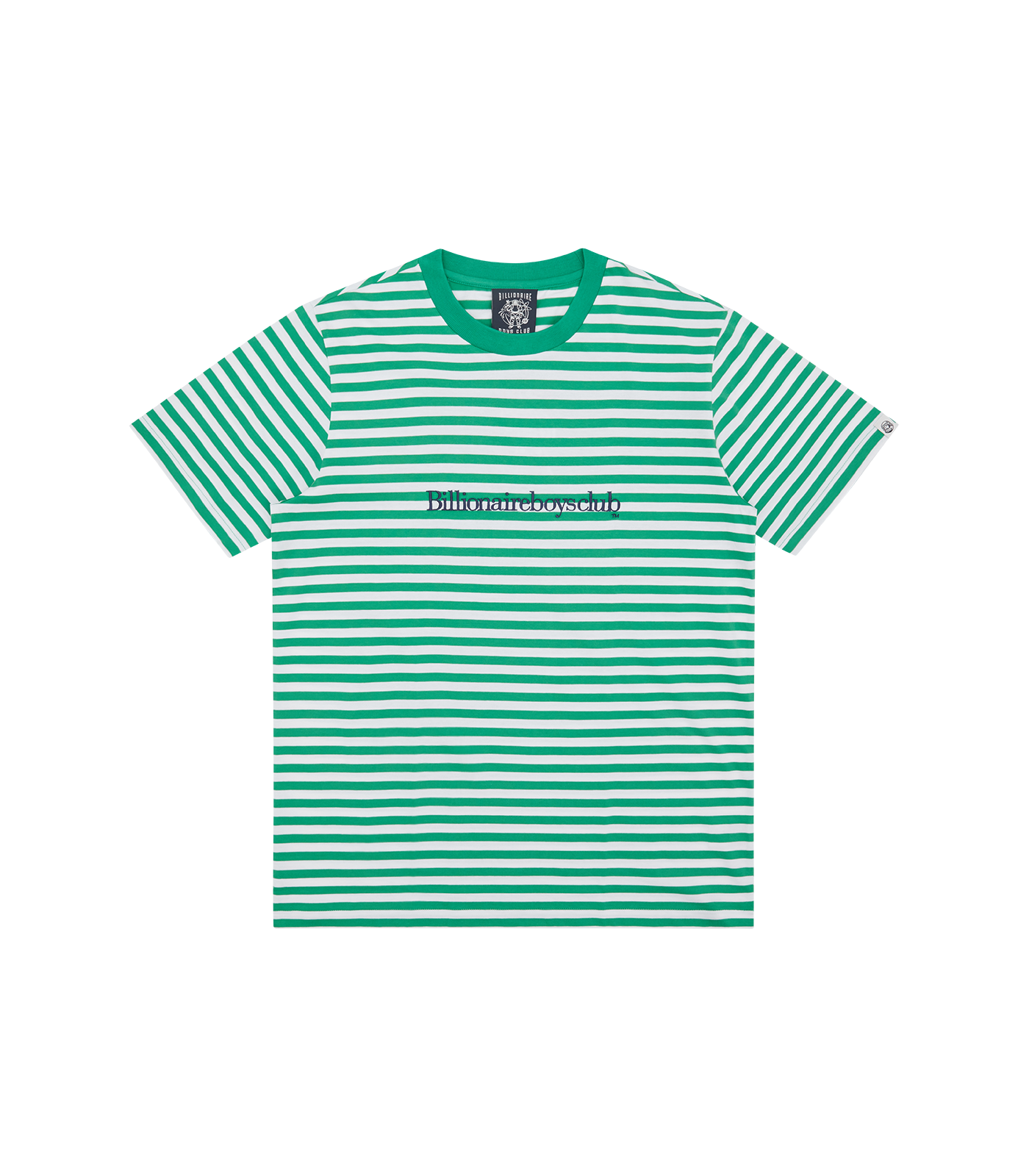 Green and white clearance striped t shirt