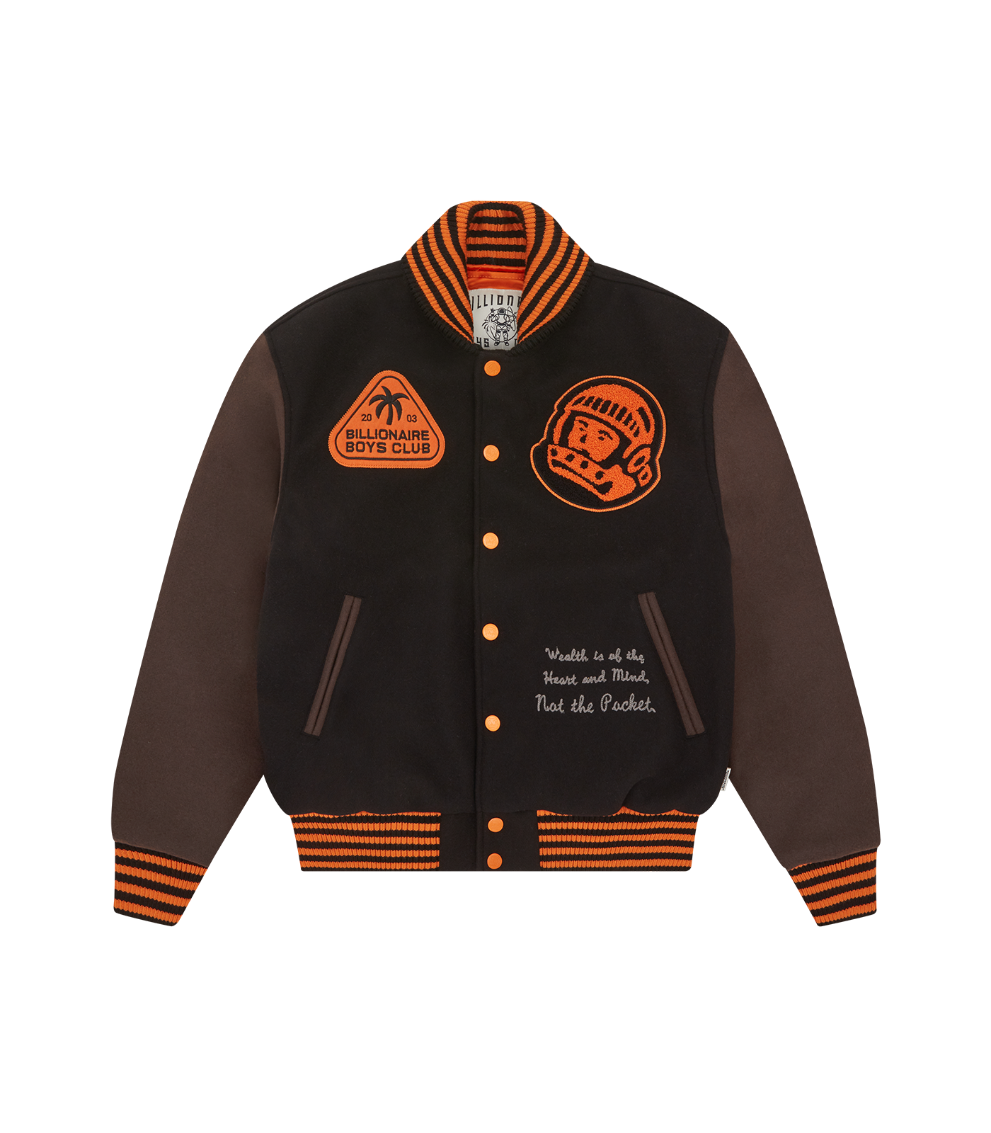 TROPICAL VARSITY JACKET BLACK Billionaire Boys Club