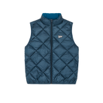 QUILTED LIGHTWEIGHT DOWN VEST - TEAL