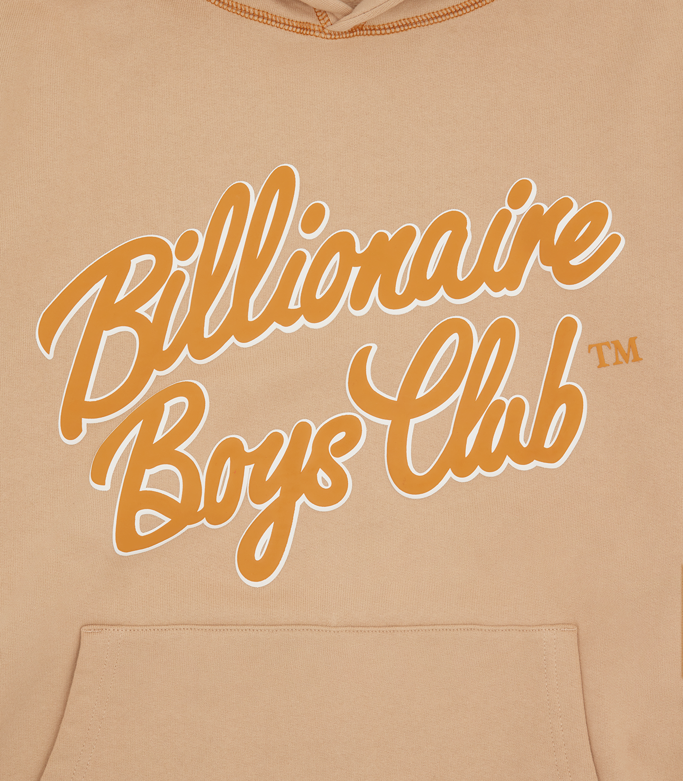 SCRIPT LOGO POPOVER HOODIE TAN Billionaire Boys Club