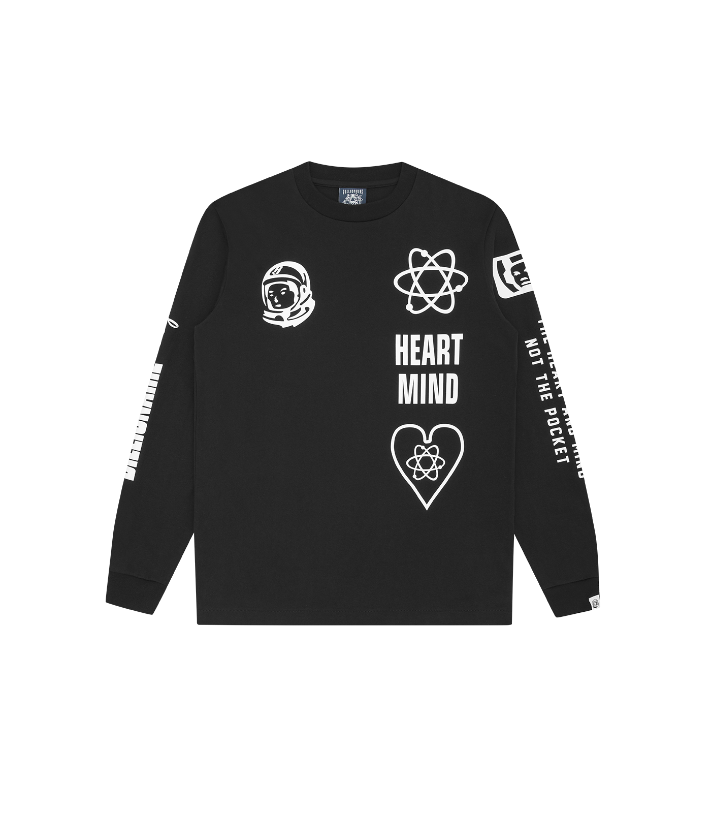 MULTI PRINT L/S T-SHIRT BLACK - Main Image