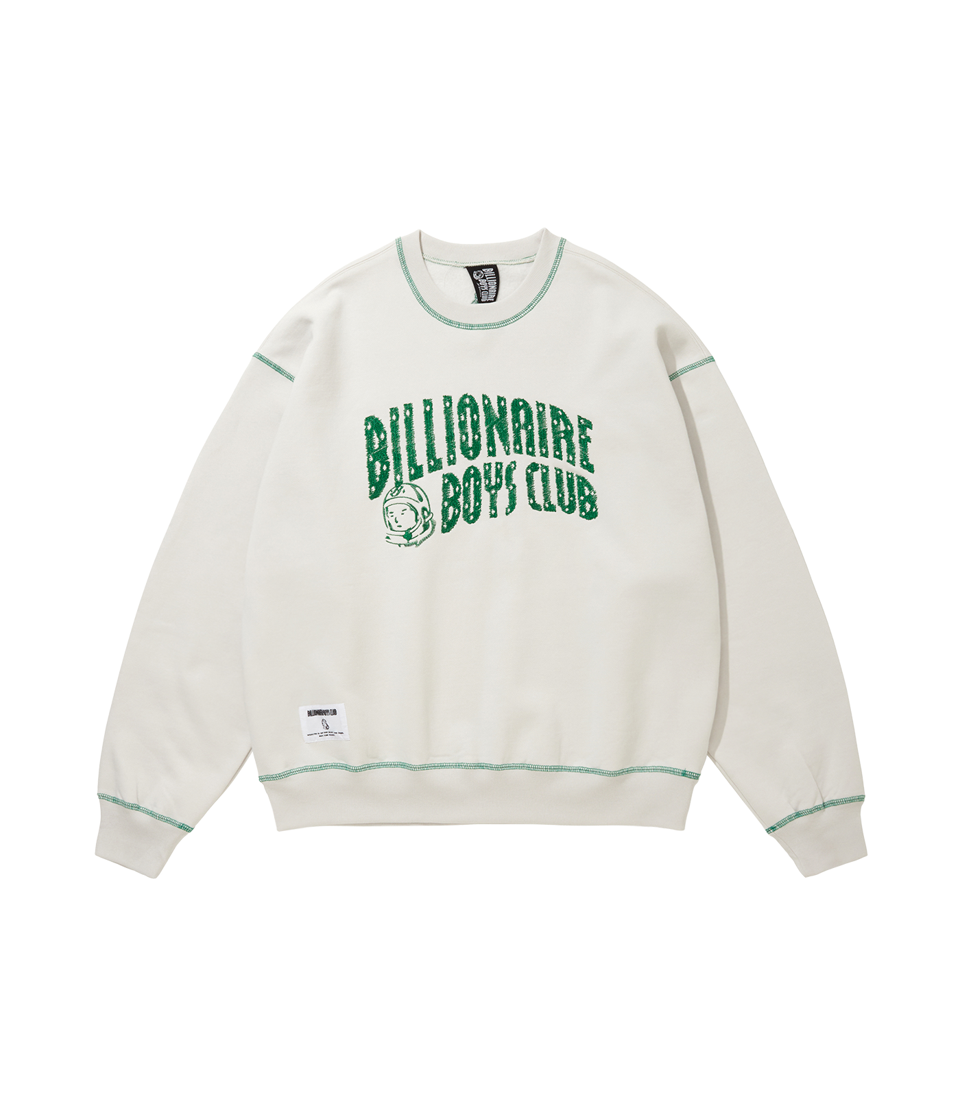 EMBROIDERED ARCH LOGO SWEATSHIRT - ASH GREY – Billionaire Boys Club EMBROIDERED ARCH LOGO SWEATSHIRT - ASH GREY – Billionaire Boys Club