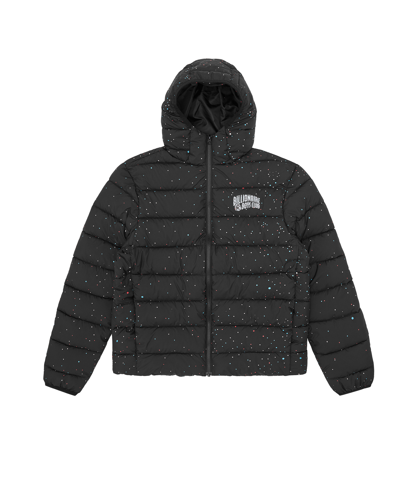 REFLECTIVE SMALL ARCH LOGO PUFFER JACKET GALAXY Billionaire Boys Club