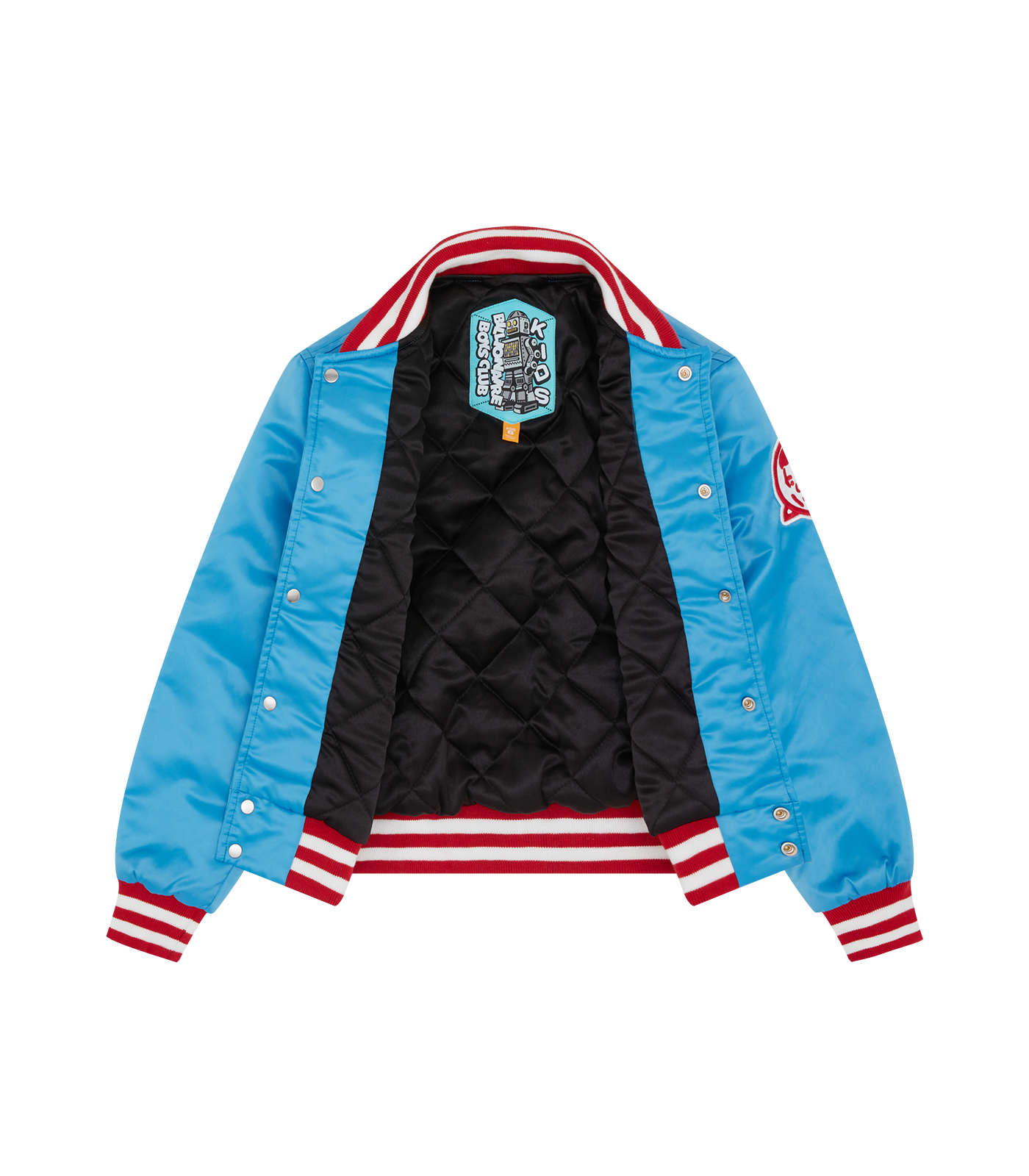 Kids blue 2025 bomber jacket
