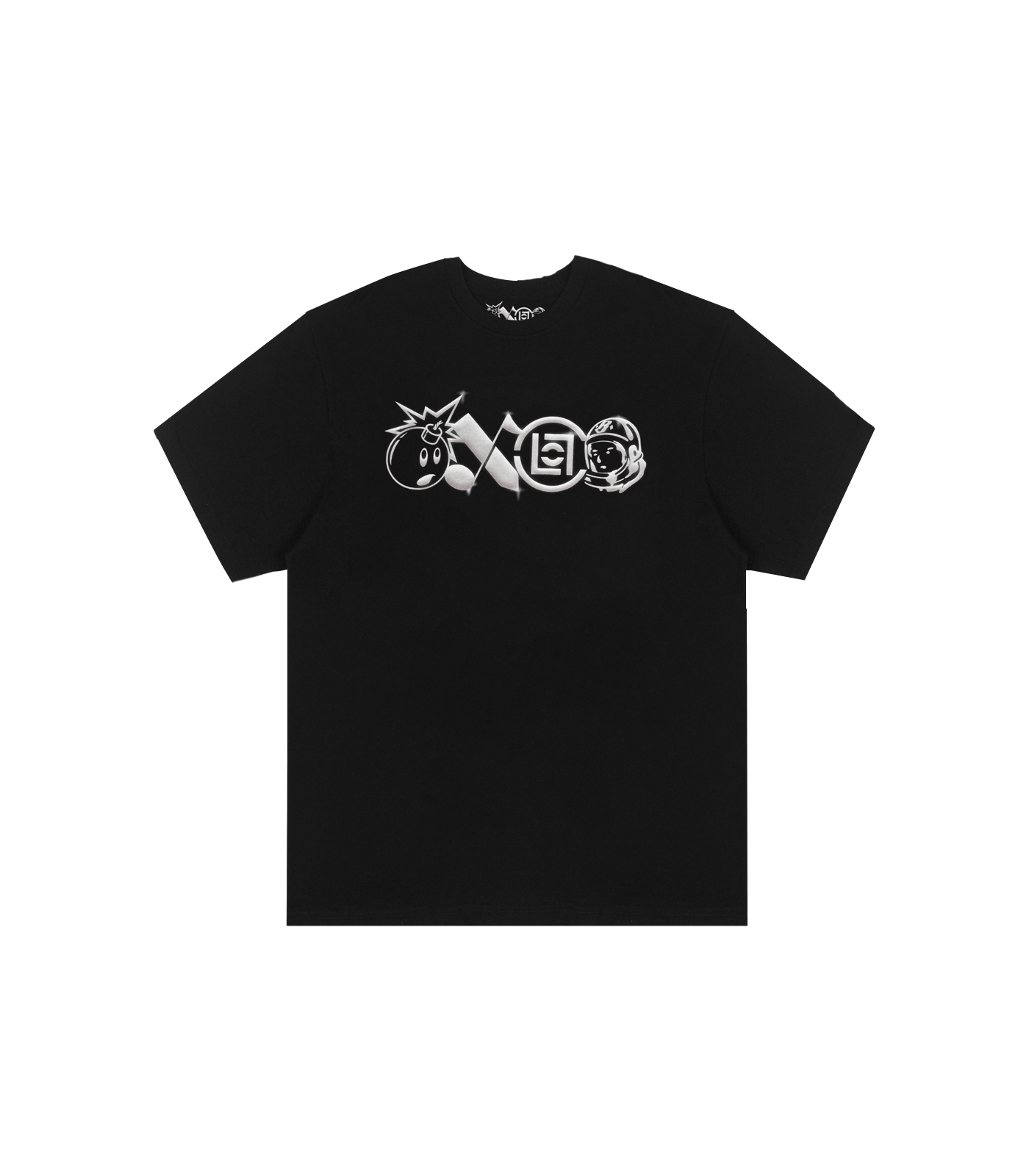 THE HUNDREDS x CLOT x ED BANGER RECORDS x BBC 20th TEE BLACK