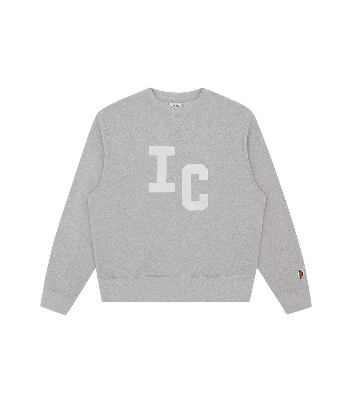 Champion reverse weave chenille script crew neck deals sweatshirt