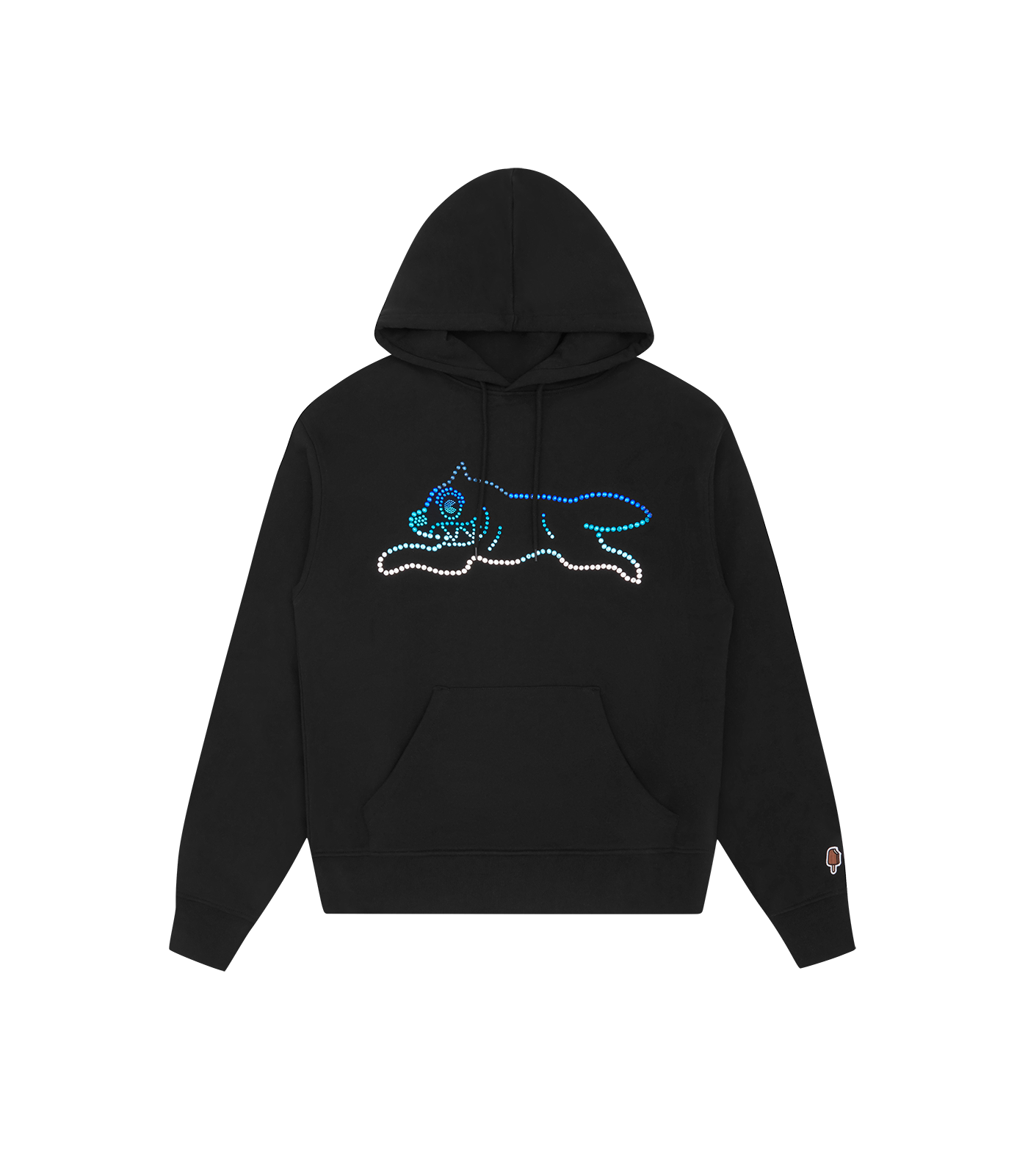 Ice cream running dog hoodie hotsell