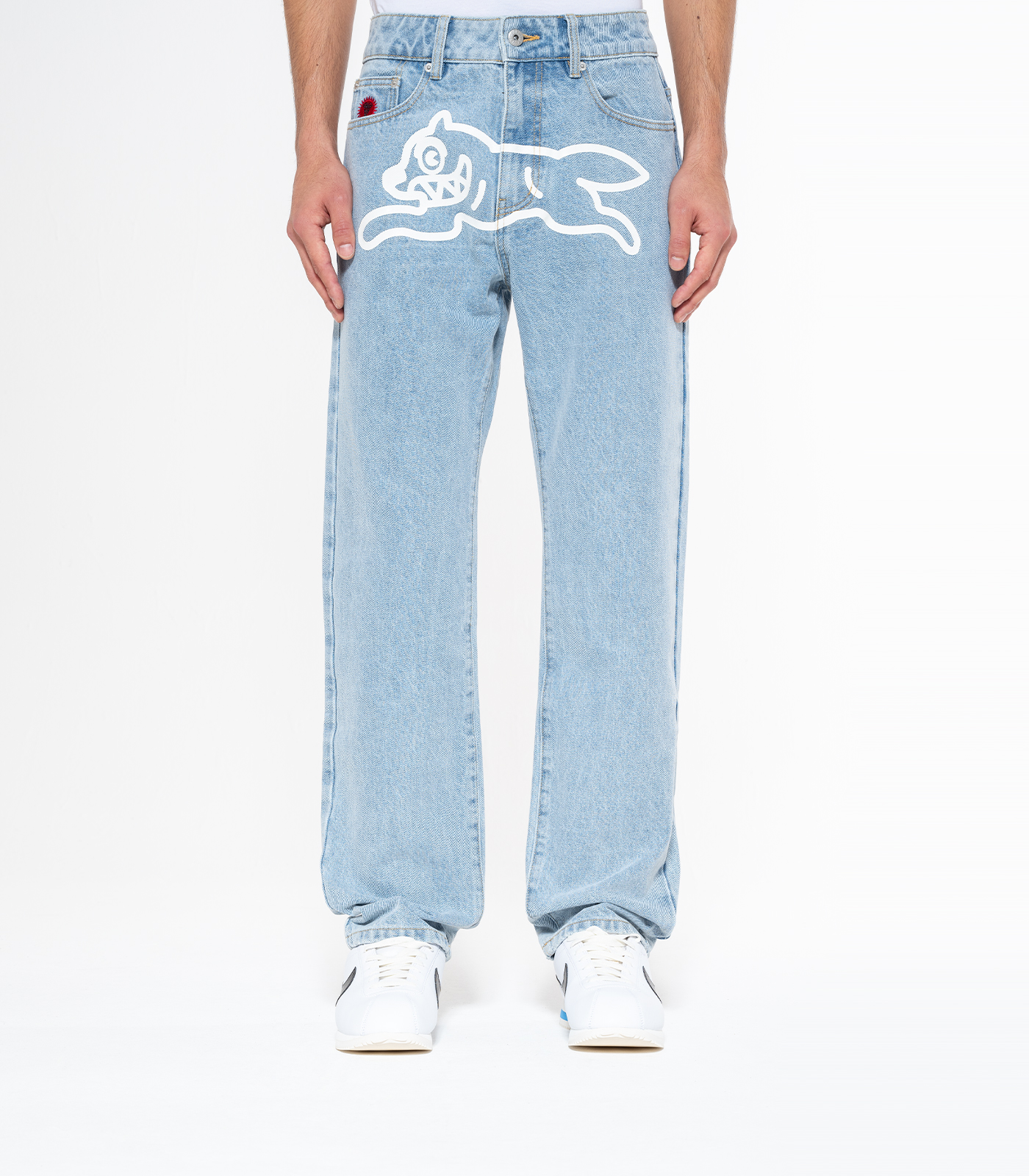 RUNNING DOG DENIM PANTS - HEAVY WASH BLUE – Billionaire Boys Club RUNNING DOG DENIM PANTS - HEAVY WASH BLUE – Billionaire Boys Club