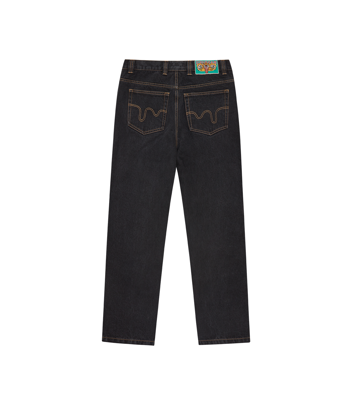 RUNNING DOG DOUBLE SCOOP DENIM PANT - BLACK | BBC ICECREAM RUNNING DOG DOUBLE SCOOP DENIM PANT - BLACK | BBC ICECREAM
