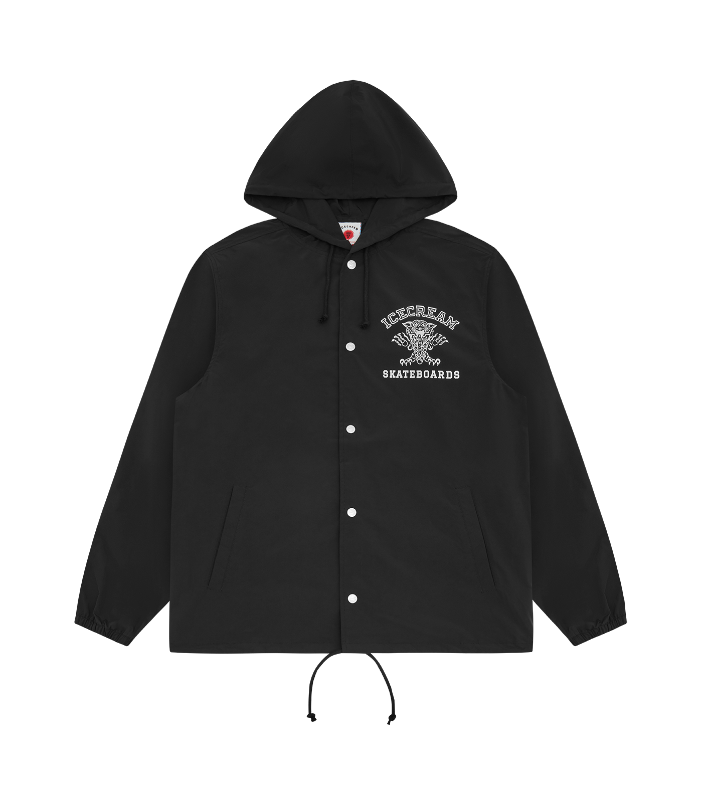 HOODED COACH JACKET BLACK