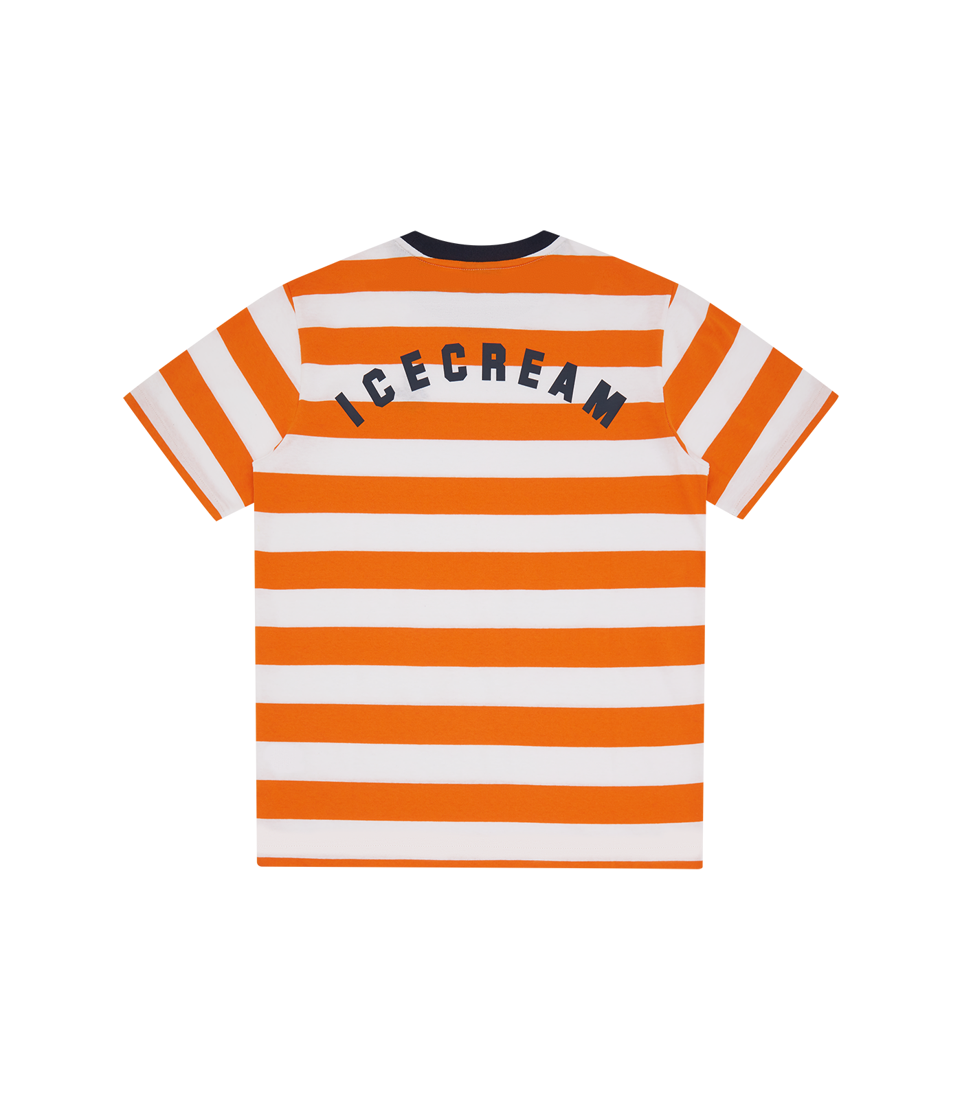 STRIPED T SHIRT ORANGE STRIPE Billionaire Boys Club