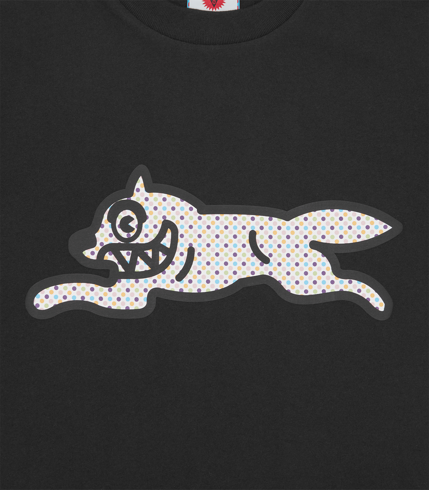 POLKA DOT RUNNING DOG T-SHIRT - BLACK – Billionaire Boys Club POLKA DOT RUNNING DOG T-SHIRT - BLACK – Billionaire Boys Club