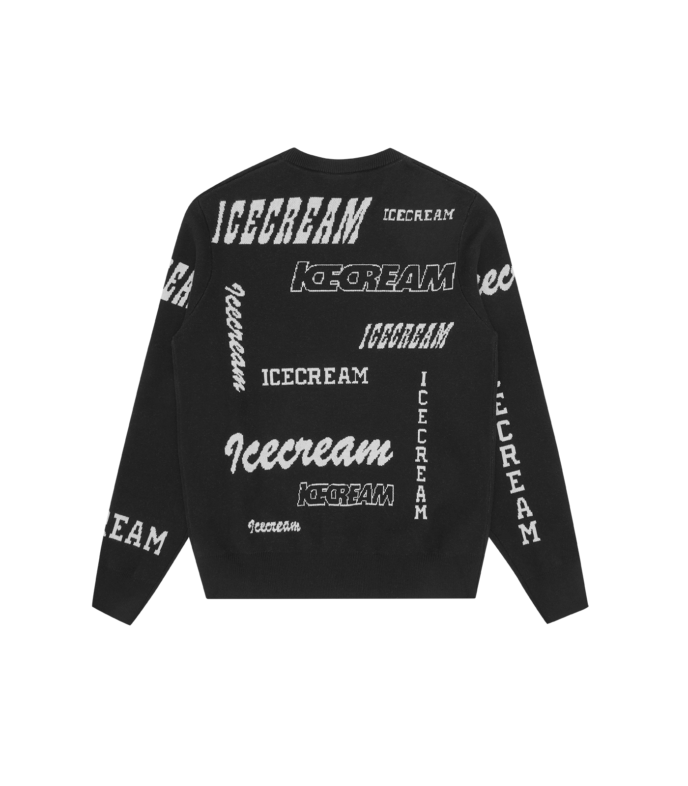 BRIEFING 3D LOGO CREWNECK KNIT（BLACK／M） FOUR Logo Crewneck Black | 210000076453 | AZZURRO Kids
