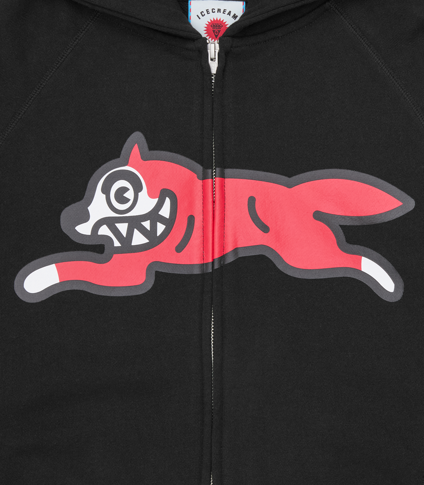 RUNNING DOG ZIP THROUGH HOOD - BLACK – Billionaire Boys Club RUNNING DOG ZIP THROUGH HOOD - BLACK – Billionaire Boys Club