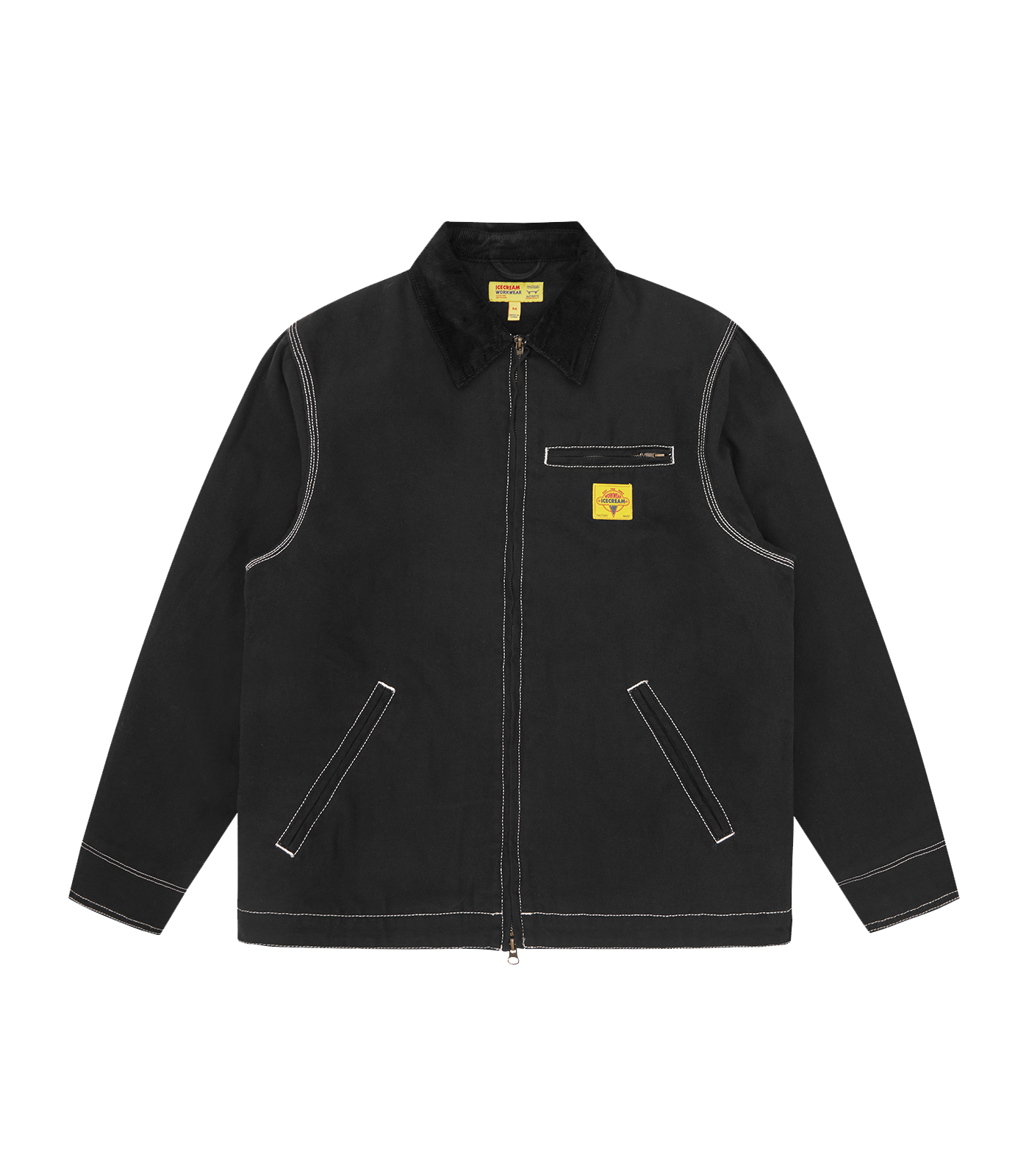 CANVAS LINED WORK JACKET - BLACK – Billionaire Boys Club CANVAS LINED WORK JACKET - BLACK – Billionaire Boys Club