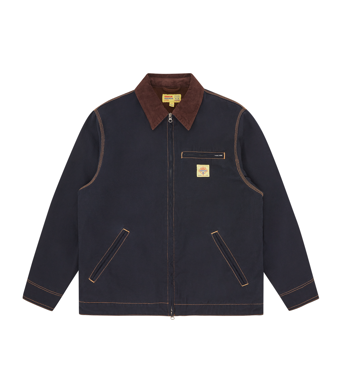 CANVAS LINED WORK JACKET - INK – Billionaire Boys Club CANVAS LINED WORK JACKET - INK – Billionaire Boys Club