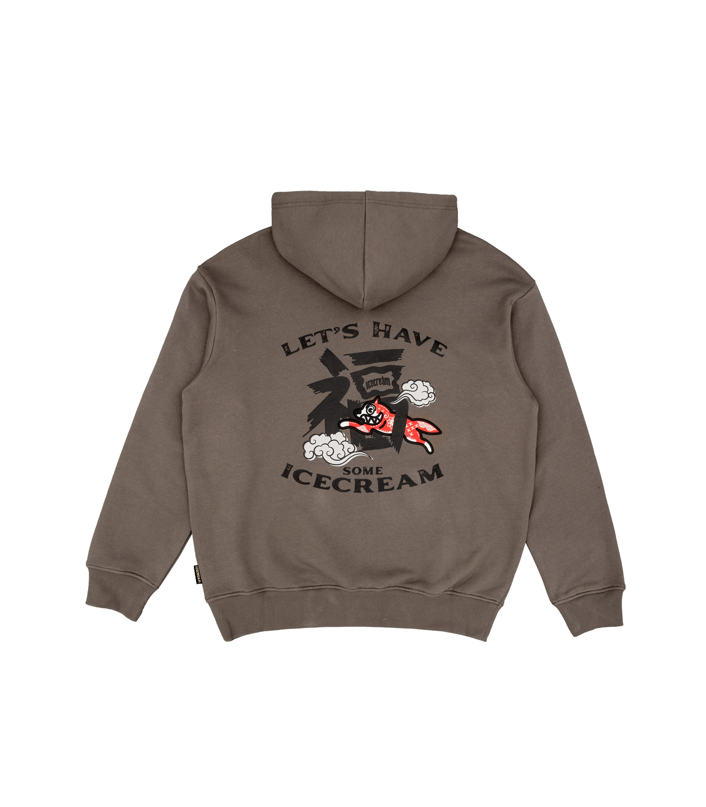 LUCKY DOG HOODIE KHAKI Billionaire Boys Club