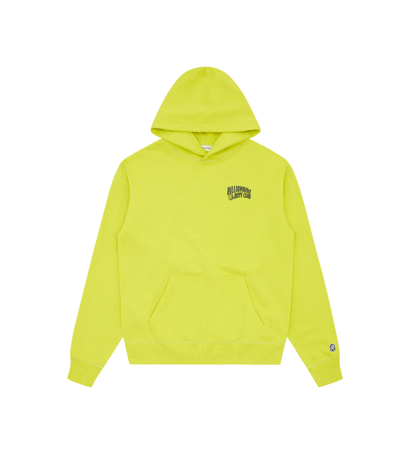 SMALL ARCH LOGO POPOVER HOOD ACID YELLOW Billionaire Boys Club