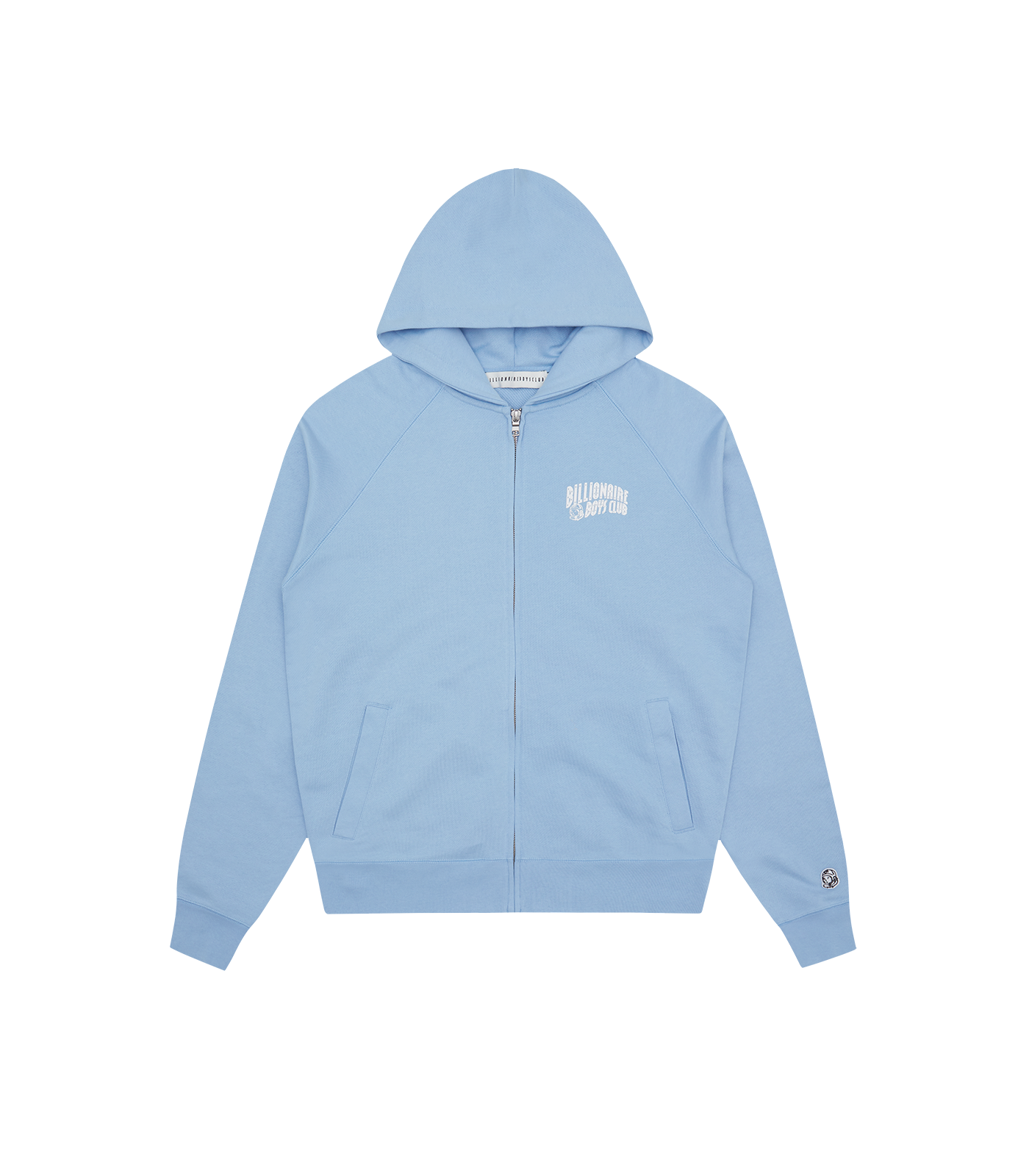 SMALL ARCH LOGO ZIP THROUGH BLUE Billionaire Boys Club