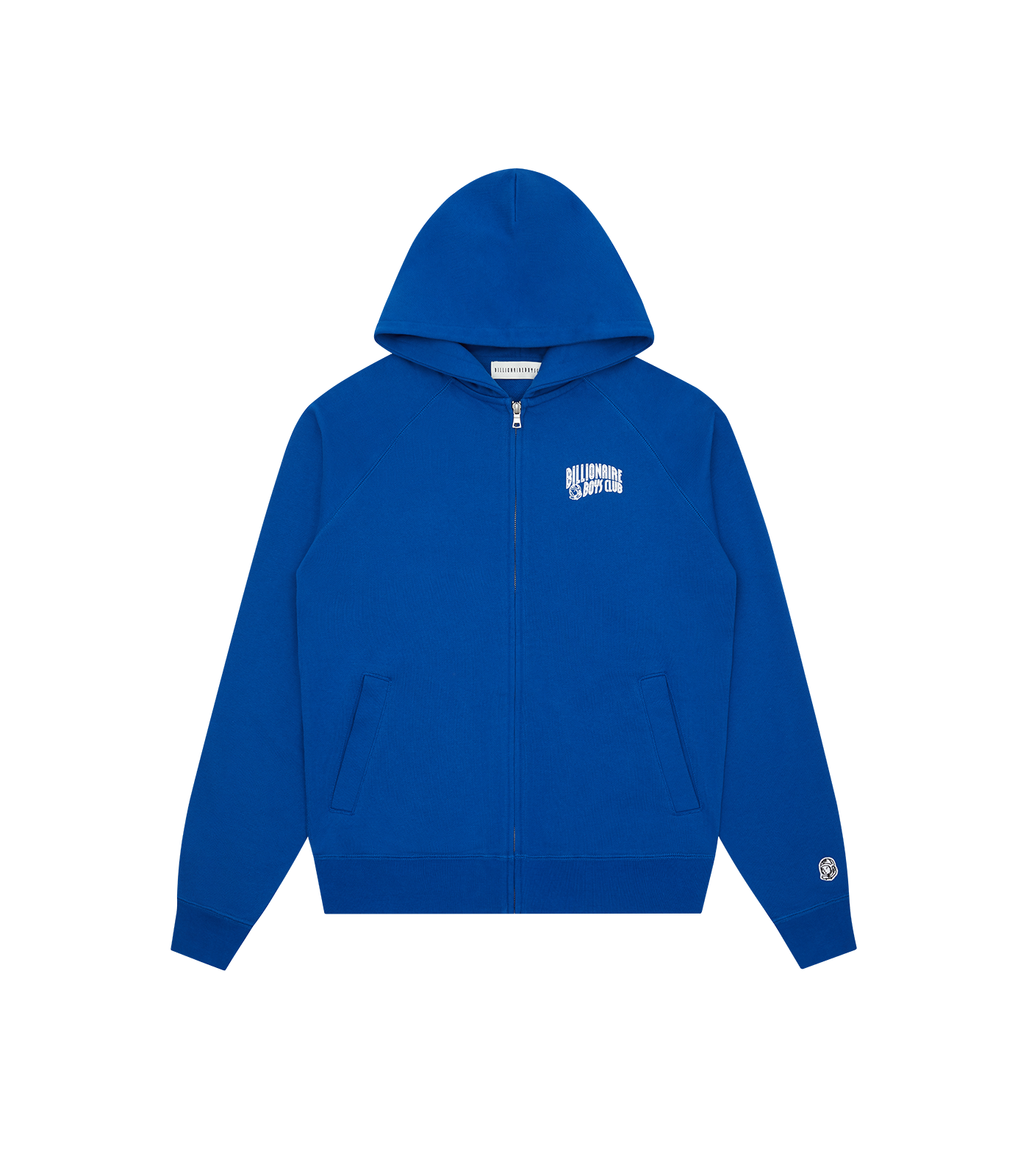 SMALL ARCH LOGO ZIP THROUGH ROYAL BLUE
