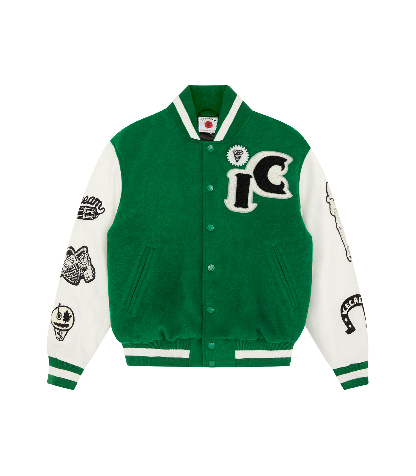 Ice cream letterman jacket discount