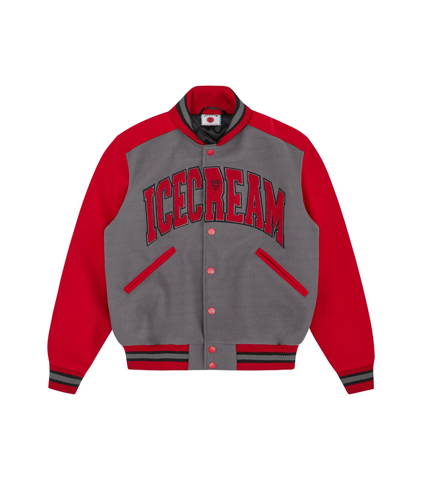 Red 2025 college jacket