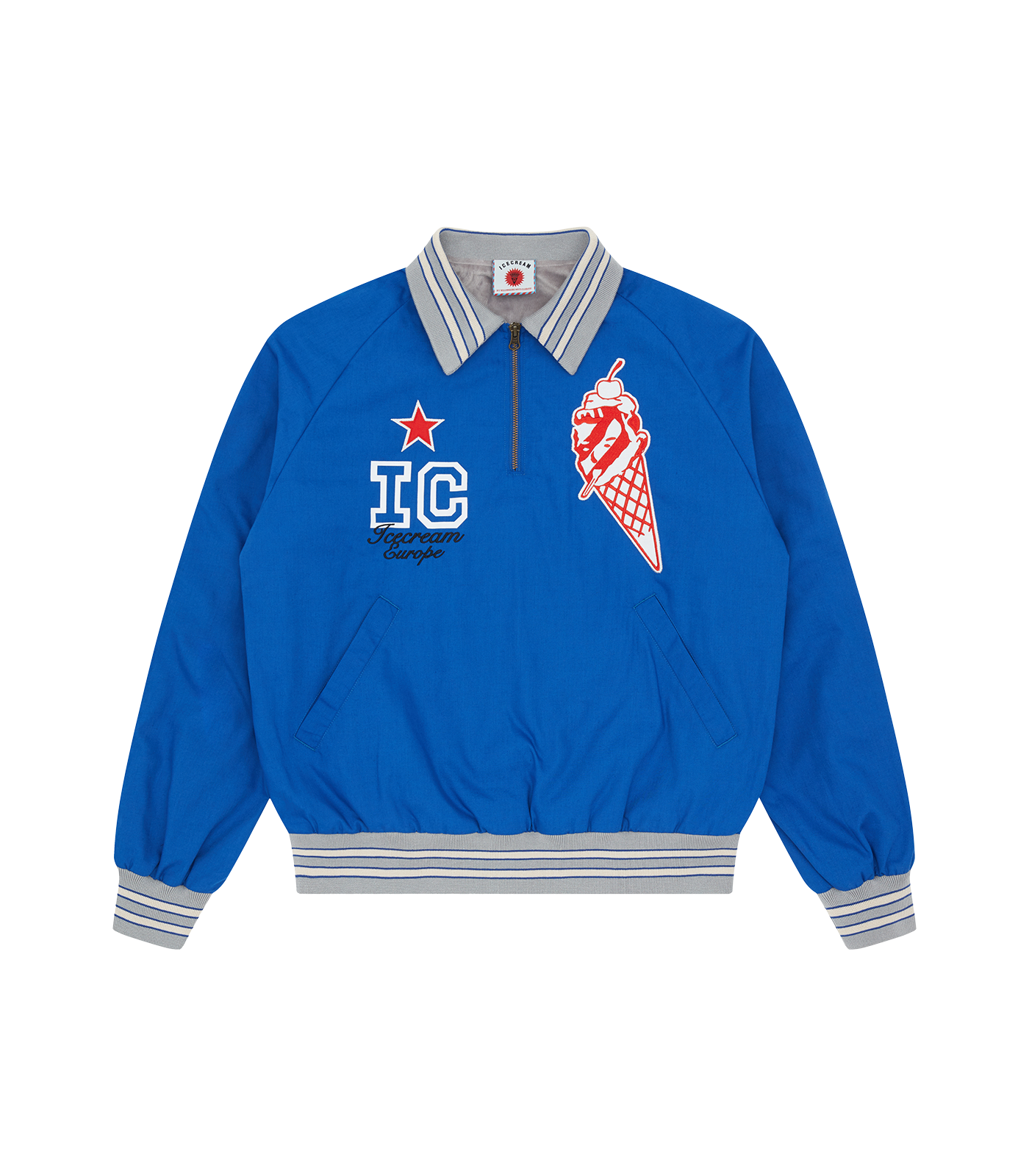 Off white 2025 varsity jacket blue