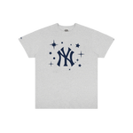 NYY STARFIELD LOGO T-SHIRT - GREY