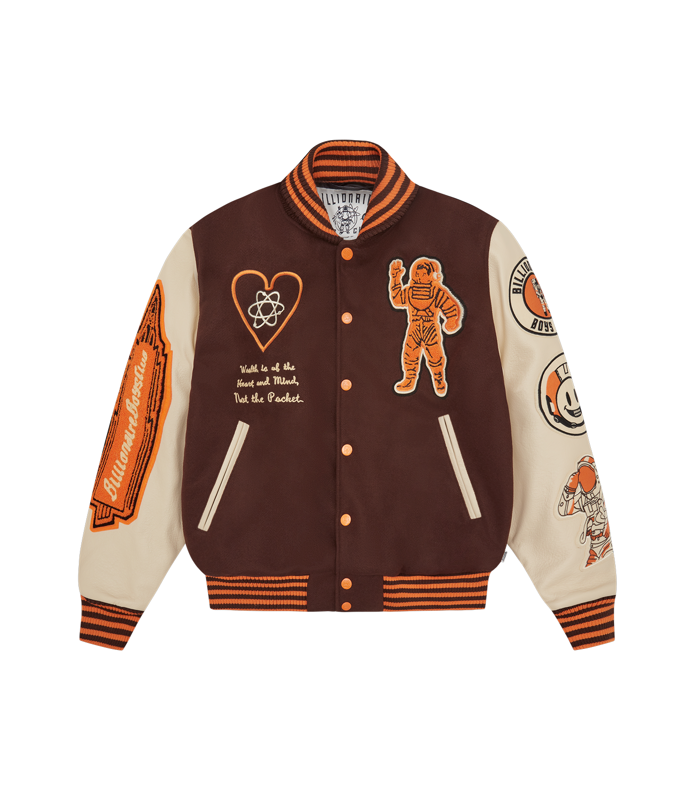 Amazon.com: Trends Fashion Hotline Miami B Logo letterman Brown Wool Varsity  Jacket For Men - Flight/Bomber Anime Varsity Jacket (xx_s) : Clothing,  Shoes & Jewelry