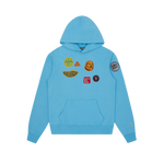 PATCHES POPOVER HOOD - BLUE