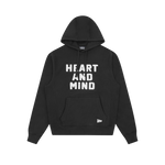 HEART AND MIND POPOVER HOOD - BLACK
