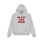 HEART AND MIND POPOVER HOOD - HEATHER GREY