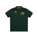 PANELLED POLO SHIRT - GREEN