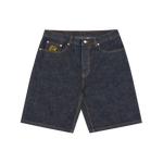 DIAMONDS & DOLLARS SELVEDGE DENIM SHORT - INDIGO