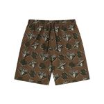 DIAMONDS & DOLLARS SWIM SHORT - KHAKI