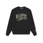 CAMO ARCH LOGO CREWNECK - BLACK