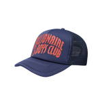 ARCH LOGO TRUCKER CAP - NAVY/RED