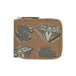 DIAMONDS & DOLLARS WALLET - KHAKI