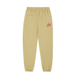 OVERSIZED ARCH LOGO SWEATPANTS - LIGHT KHAKI