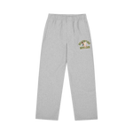 WIDE LEG DUCK VARSITY SWEATPANTS - HEATHER GREY