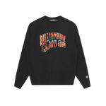 TROPICAL ISLAND FILL ARCH LOGO CREWNECK - BLACK