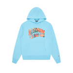 TROPICAL ISLAND FILL ARCH LOGO POPOVER HOOD - BLUE