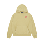 OVERSIZED ARCH LOGO POPOVER HOOD - LIGHT KHAKI