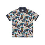 SKI PRINT PIQUET POLO SHIRT - MULTI