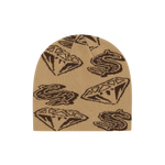 DIAMOND AND DOLLARS BEANIE - TAN