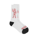 STANDING ASTRO SOCKS - WHITE