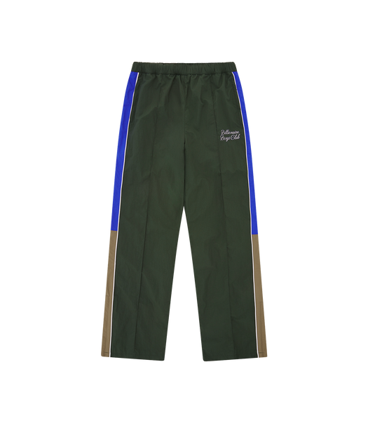PANELLED NYLON TRACK PANT - DARK GREEN – Billionaire Boys Club