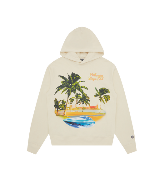 RESORT POPOVER HOOD - ECRU – Billionaire Boys Club