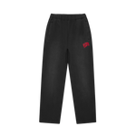 OVERSIZED ARCH LOGO SWEATPANTS - WASHED BLACK